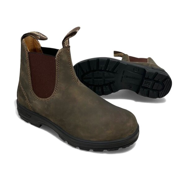 Blundstone 585 Women’s Chelsea Boots 3.5 AU Leather Slip-On Ankle Boot Rustic - Picture 3 of 13